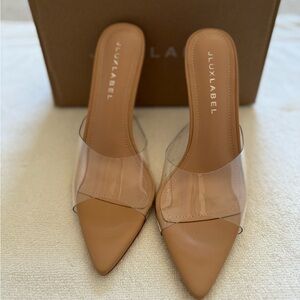 JLUXLABEL Cream Heels Elegant Design